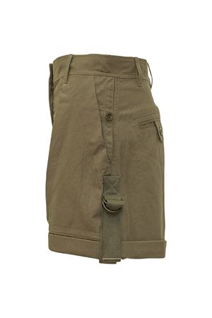 Shorts in cotone verde ISABEL MARANT | SH0321FAD2E03I67KI